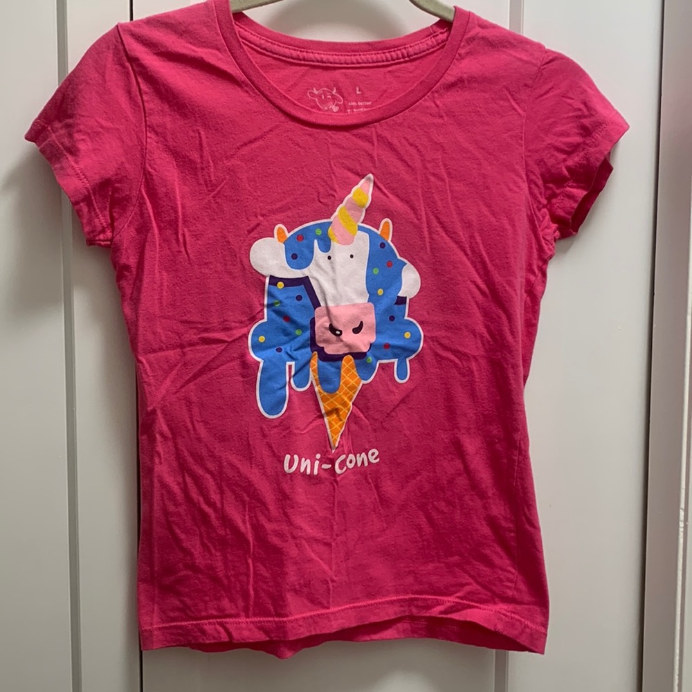 CUTE kids large Cows ice cream Tshirt